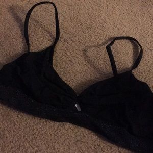 Bralette black shimmer